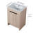 Freestanding Bathroom Vanity with Ceramic Sink