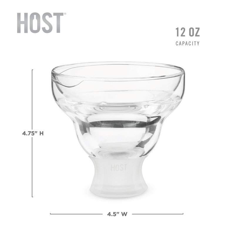 Glass Margarita FREEZE Cooling Cup