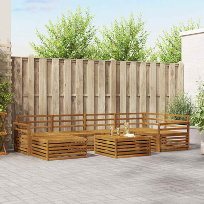 329cm Wide Patio Sectional Set