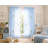 Xia Home Fashions Embroidered Sheer Curtain Panel 60 x 84 Inch Blue