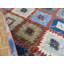 Tapis oriental rouge en soie noué à la main 8 pi 2 po x 10 pi 3 po Gabbeh G10979