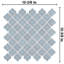 Hudson Tangier 2" x 2" Porcelain Mosaic Wall & Floor Tile-90565798