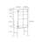 Elegant Frosted Semi-Transparent Storage Cabinet-108303917