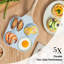 Assiette à œufs en céramique 4 tasses Caannasweis-123097488