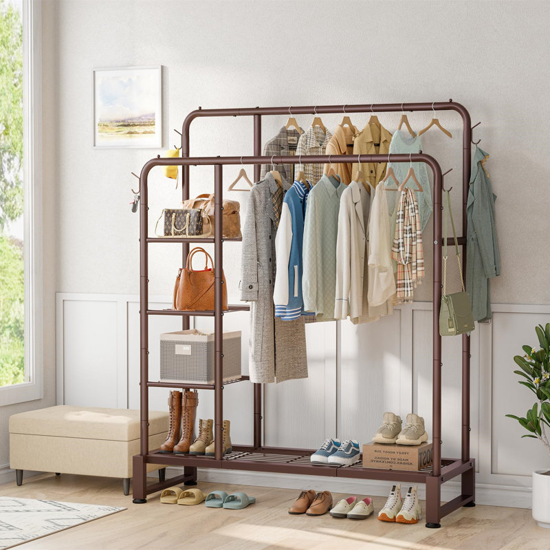 115cm Clothing Rack, Brown
