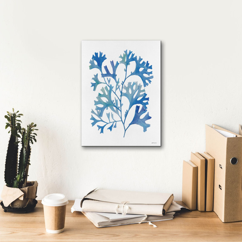 «Coral 2» par Stellar Design Studio, art mural sur toile, H 16 po x l 12 po