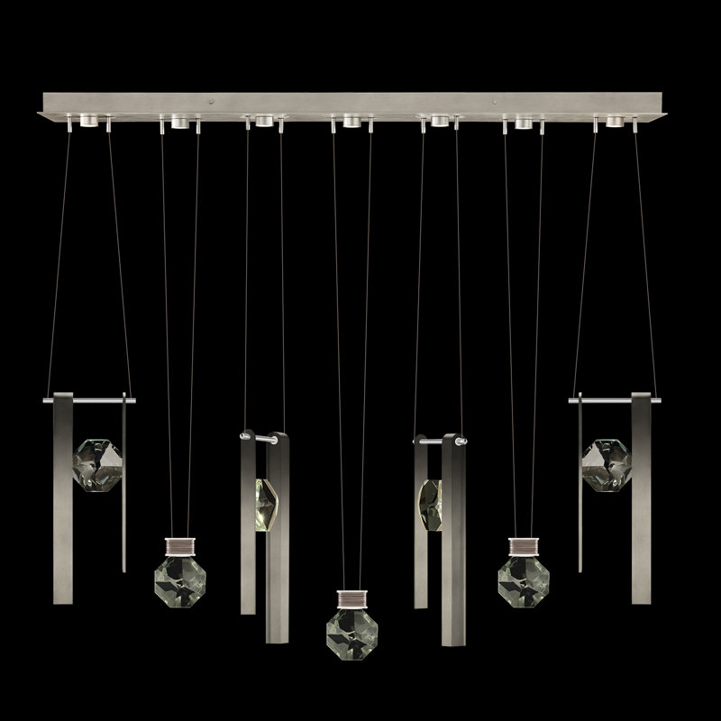 Aria 7 - Light LED Pendant, Soft Ombre Silver