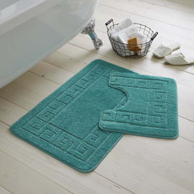 2 Piece Set Rectangle/U-shaped Bath Mat