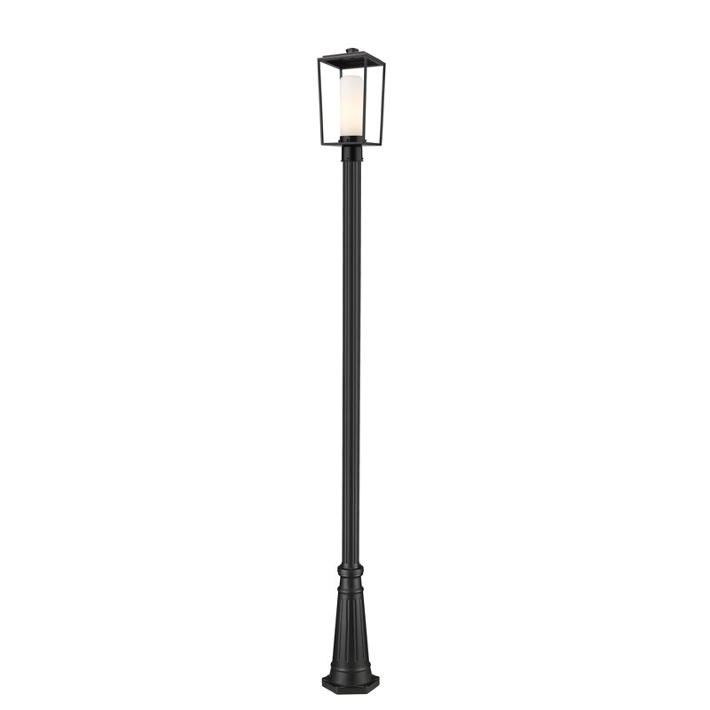 Jadine Frosted Lamp Post (Full), 111.5" H x 10" W x 10" D