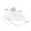 Nordic modern luxury coffee table-395436394