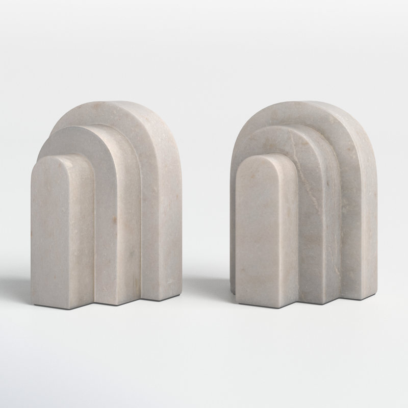 Layered Arches Bookends