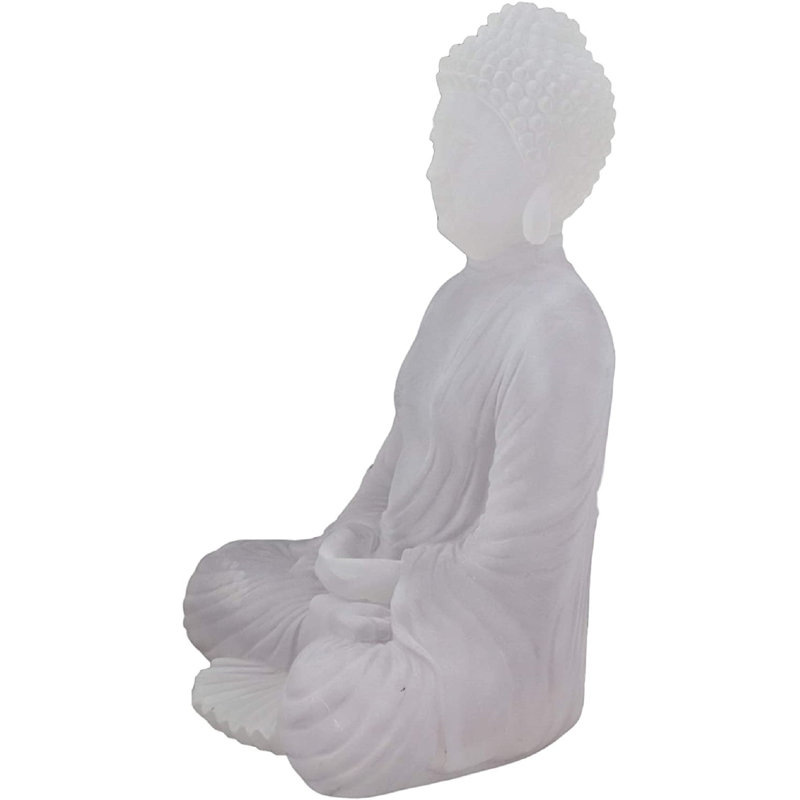 Nidavellir Feng Shui Mudra Lucite cosmique Bouddha Shakyamuni assis en méditation translucide