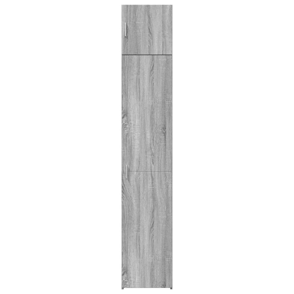 Vidaxl Hochschrank Schmal Eichen-Optik 40X42,5X225 Cm Holzwerkstoff