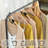Melquan 25'' Metal Rolling Clothing Rack