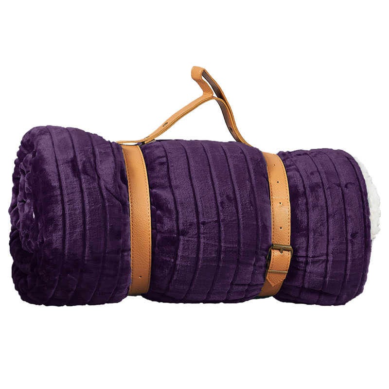 Throw Blanket, Blackberry Wine
