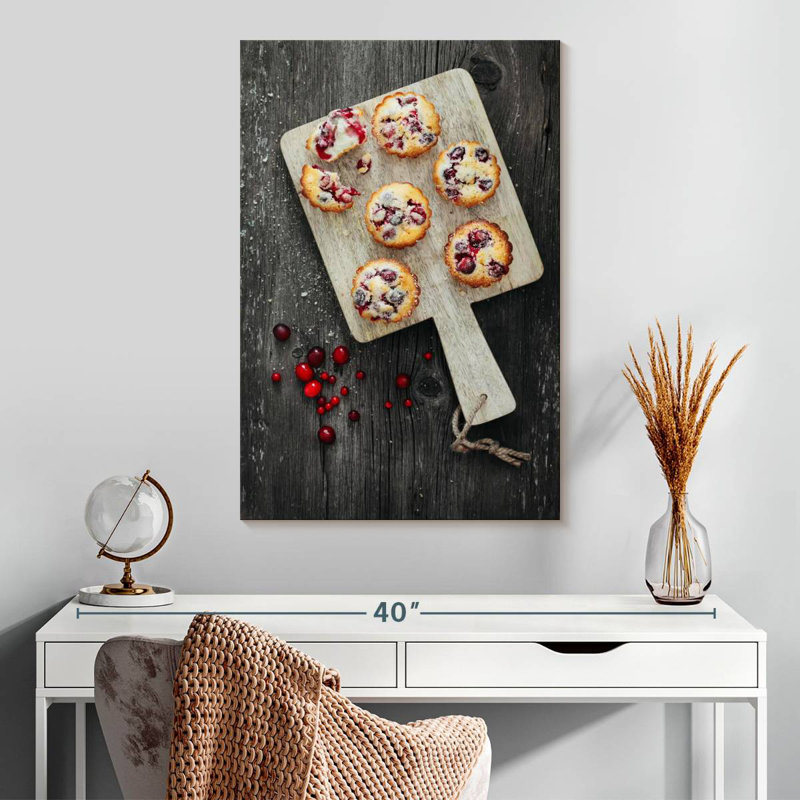 Yarlin Cranberry Muffin Dessert, 30" H x 20" W