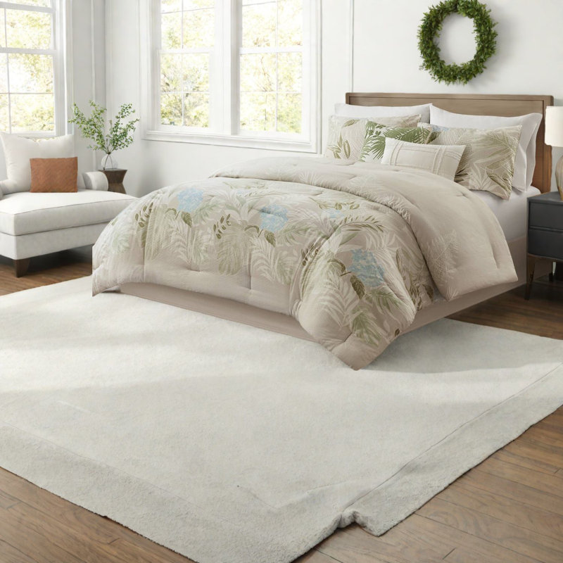 Oversized Cotton Bedding Set For Coastal Comfort, Cal King