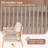 Stetson Outdoor 4-Piece Acacia Wood And Rope Conversation Set With Cushions