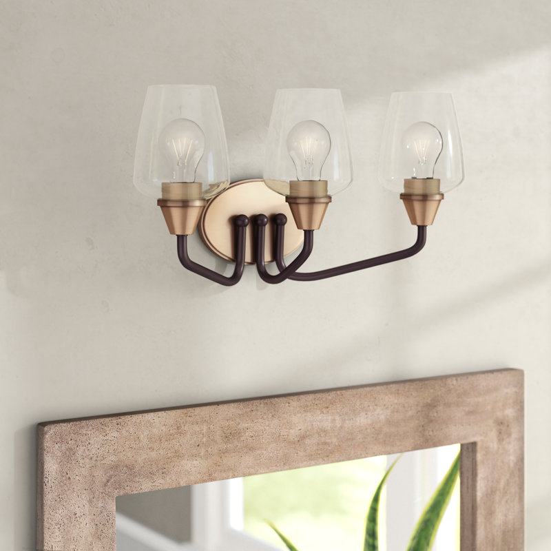 Roseta 3 - Light Dimmable Vanity Light, Bronze/Antique Brass