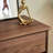 Black Walnut Storage Entry Cabinet Solid Wood 5 -Drawer Accent Chest