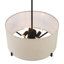 4 - Light Drum Chandelier
