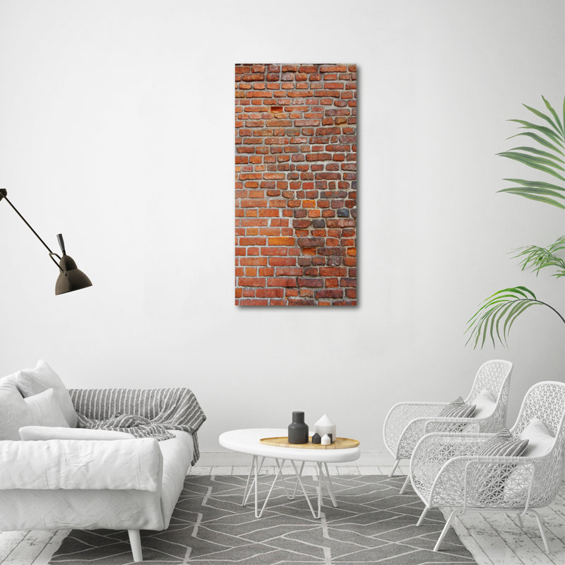 Brick Wall - Wrapped Canvas Print