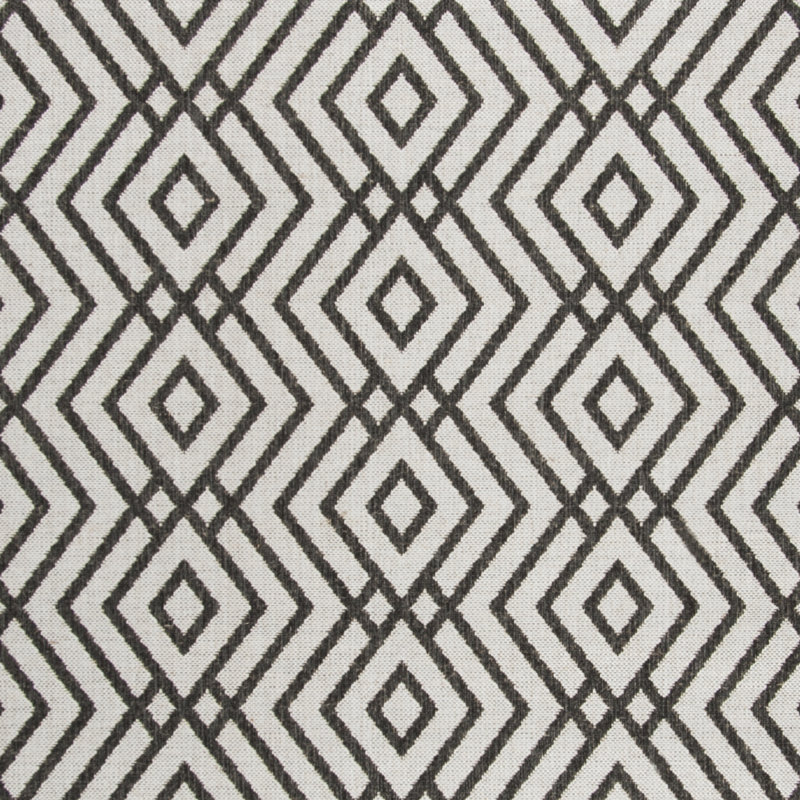 Tapis d'intérieur / extérieur géométrique Gowanus 100 Performance, Carré 6 pi 7 po