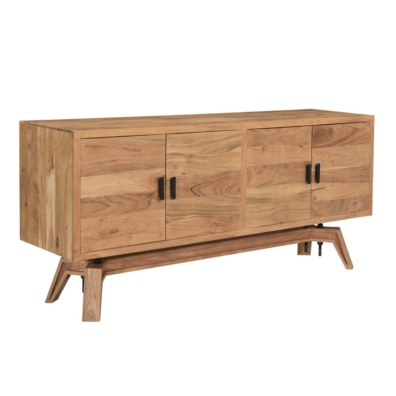 Buffet bois d’acacia po de largeur 70 po Waxman