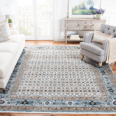 Tapis oriental gris / bleu Agostino