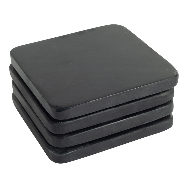 Marble Square 4 Piece Coaster Set