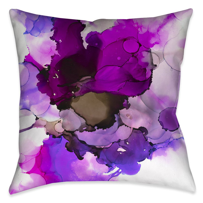  Coussin décoratif Radiant Jewel Tones, 18 po x 18 po, Intérieur