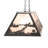 48" Long Ducks In Flight Oblong Pendant