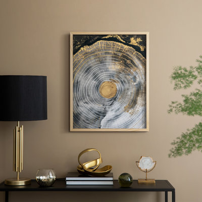 ABSTRACT Series CCXLIX Framed Print - Solid Wood