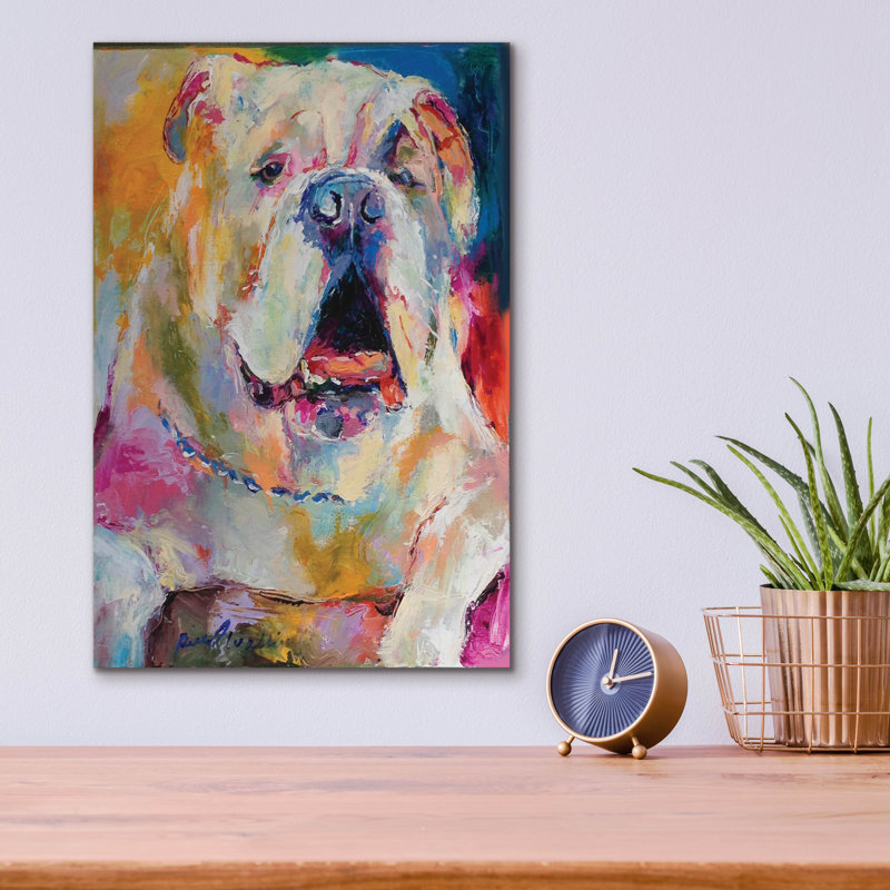 "Art Bull" par Richard Wallich, H 16 po x l 12 po x P 0,13 po