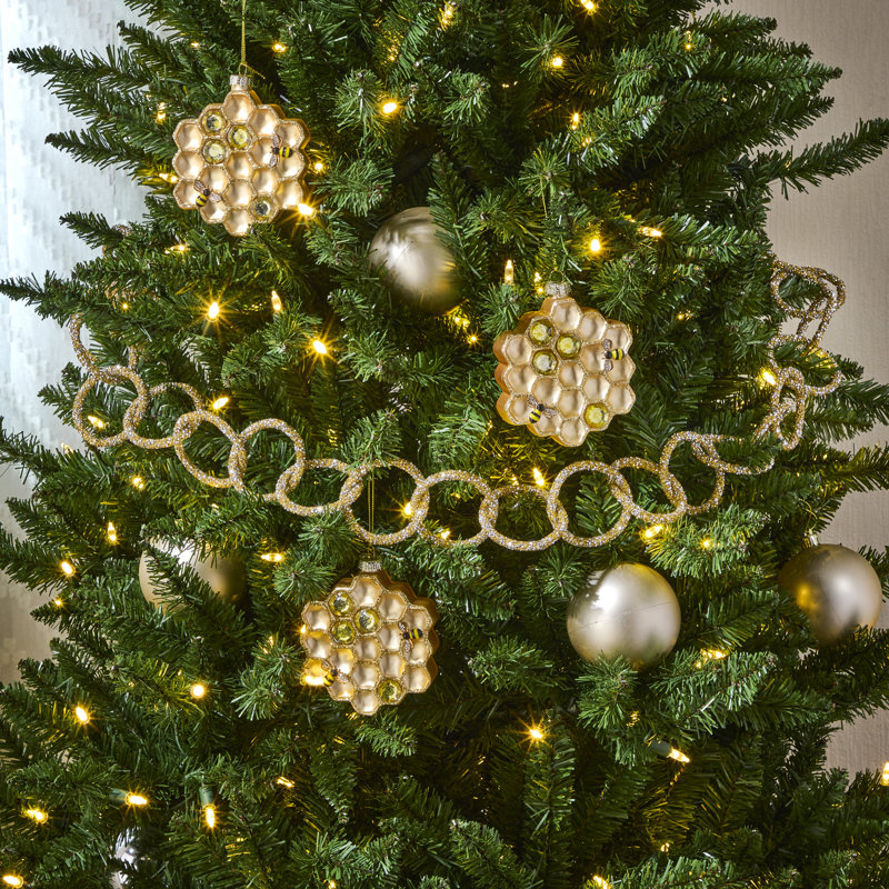 60" Metallic Loop Garland, Gold