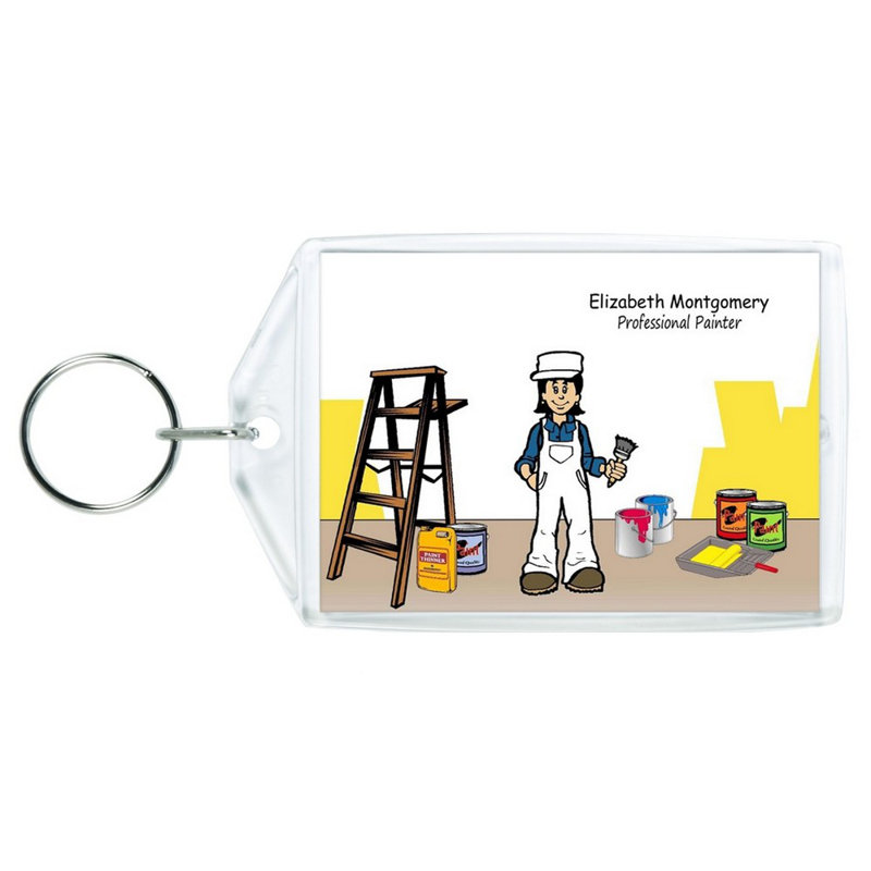 Porte-clés personnalisé en acrylique, Oui