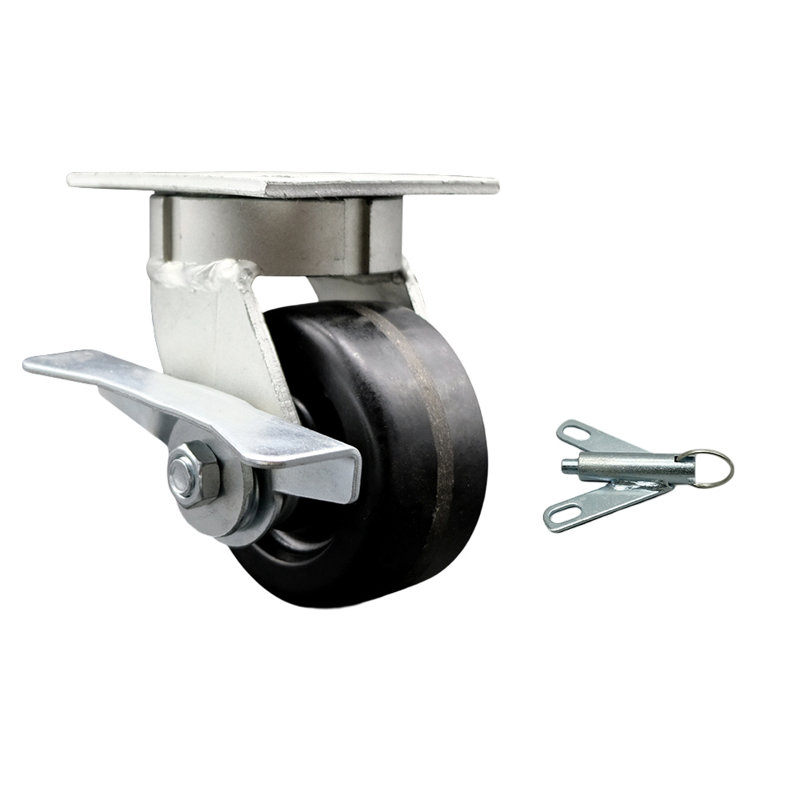 Kingpinless Phenolic Swivel Caster
