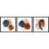 Sapphires and Rubies Triptych by Marmont Hill - 3 Piece Picture Frame Painting Set