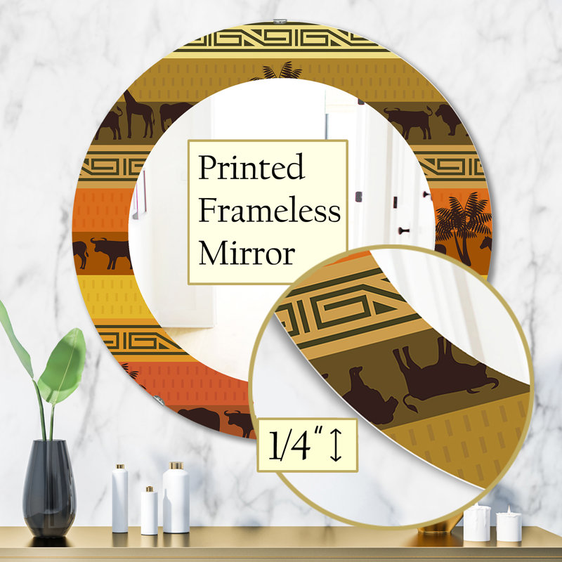 Miroir mural, H 31,5 po x l po