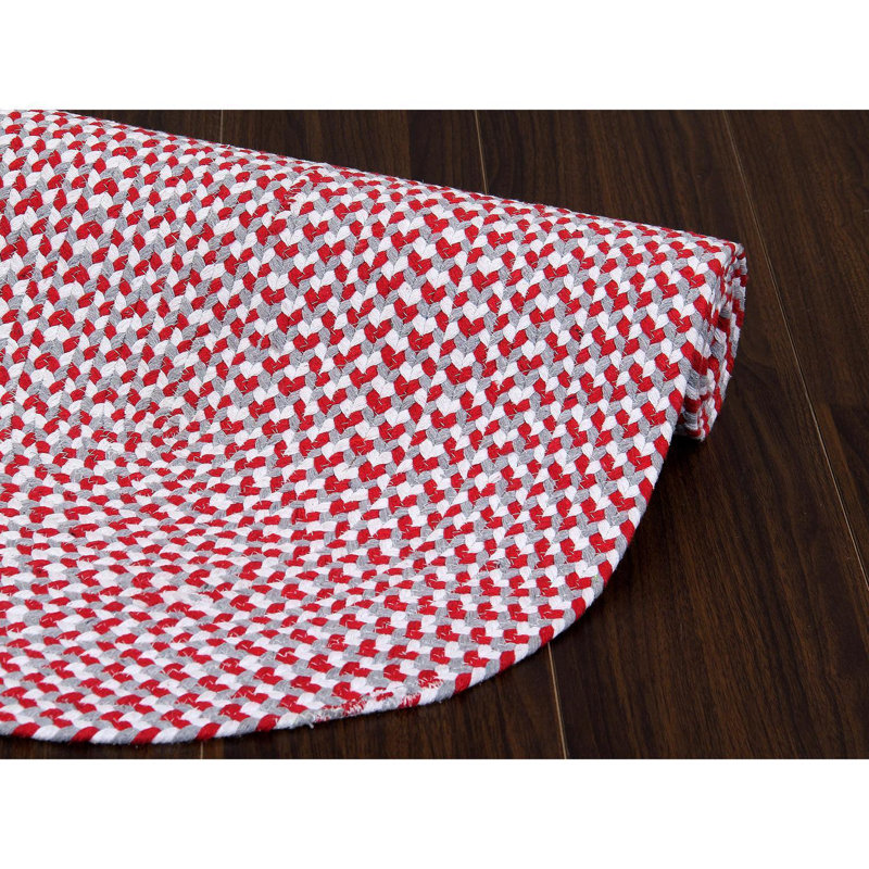 Tapis tressé à la main Tappen, Ovale 3 pi x 5 pi