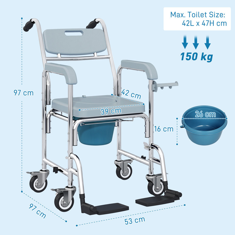 Commode Wheelchair
