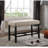 Upholstered Bench, Contemporary Rustic Dining Bench, Counter Height Bench with Nailhead Trim-1797573469-1791685904