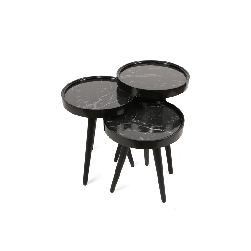 Tables gigognes 3 plateaux