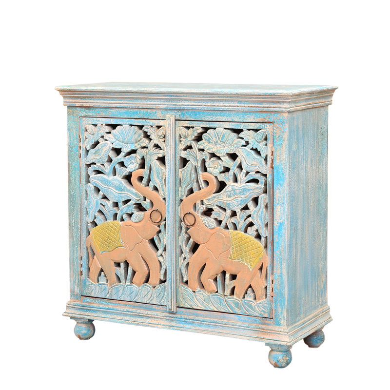 90cm Solid Wood Sideboard