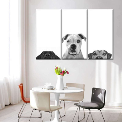 «Curious Dogs», reproduction sur toile