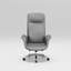 Fauteuil de direction pivotant en cuir ergonomique, supportant jusqu'à 350 livres, réglable en hauteur-1211728771