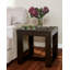 Table de bout carrée en bois massif et manufacturé Esmont (ensemble de 2)-87422272