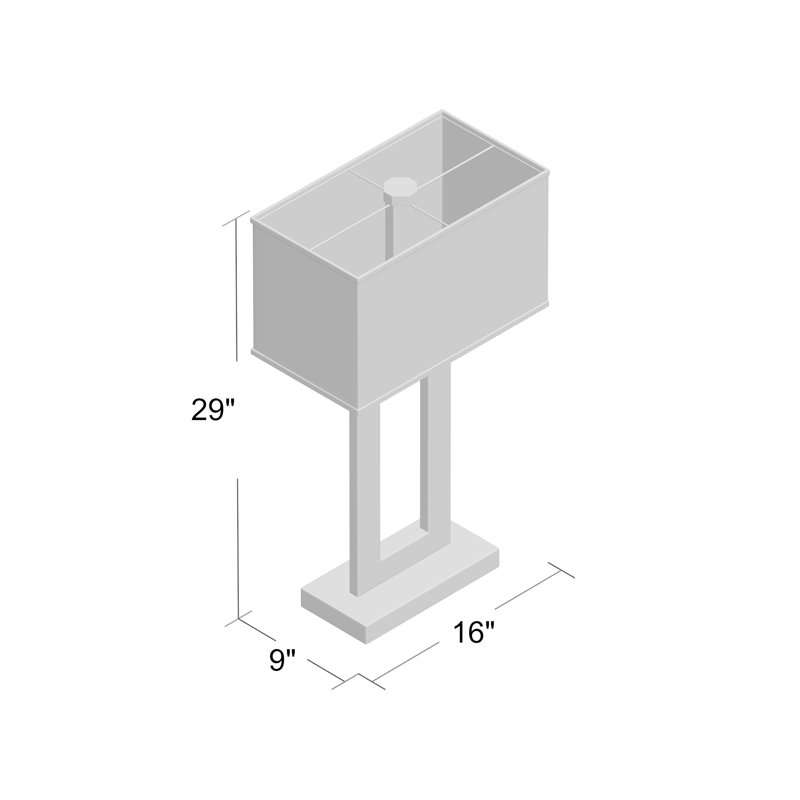  Lampe de table 29 "