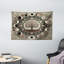 Bungalow Rose Moon Wall Hanging Tapestry Cosmic Lunar Circle Life Tree Sage Green Pale Chocolate-882571386