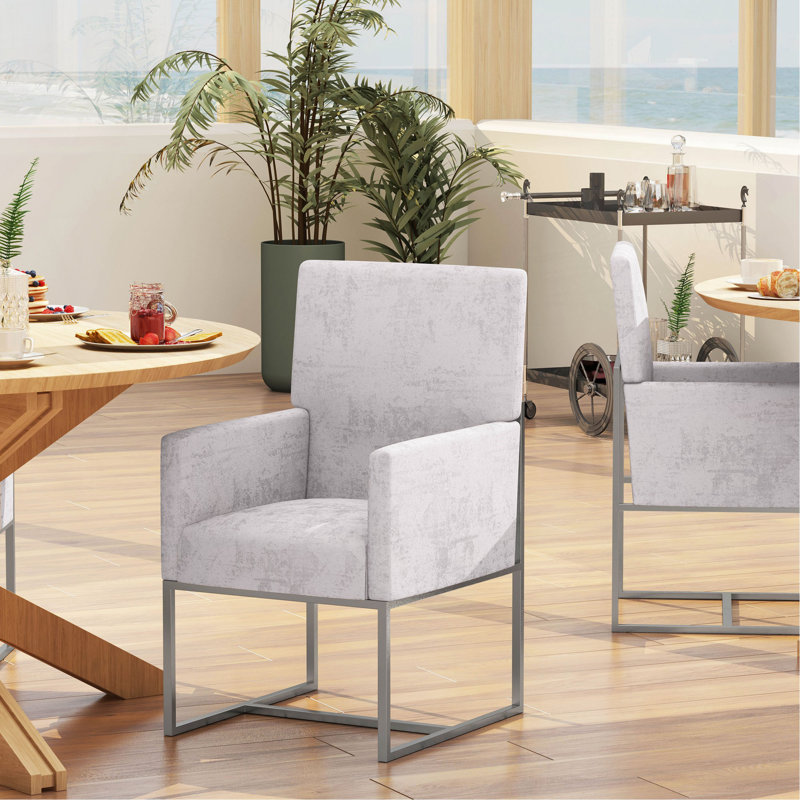 Chaise de salle à manger grise, Gris
